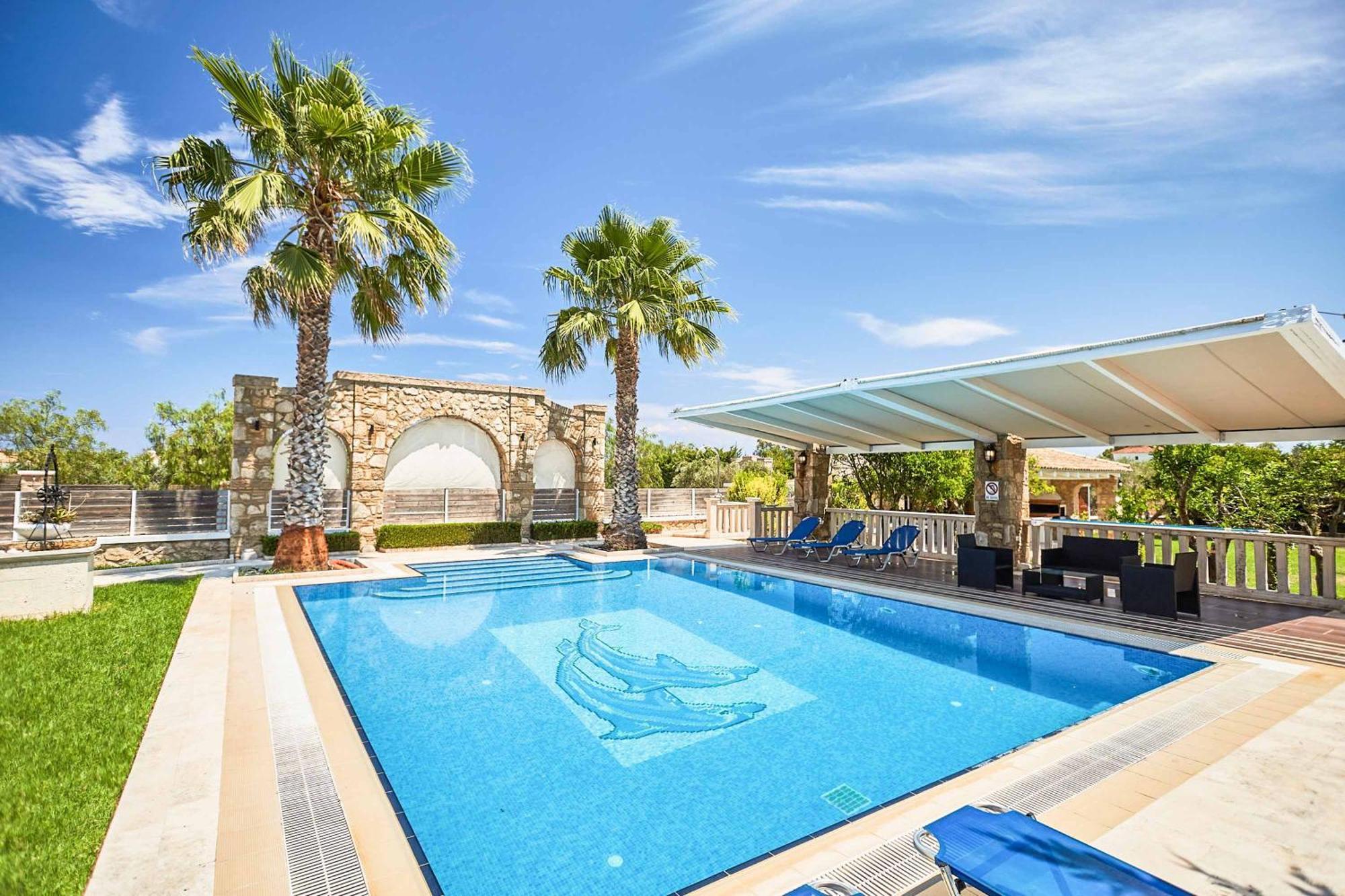 Villa St Dennis Makris Gialos  Bagian luar foto