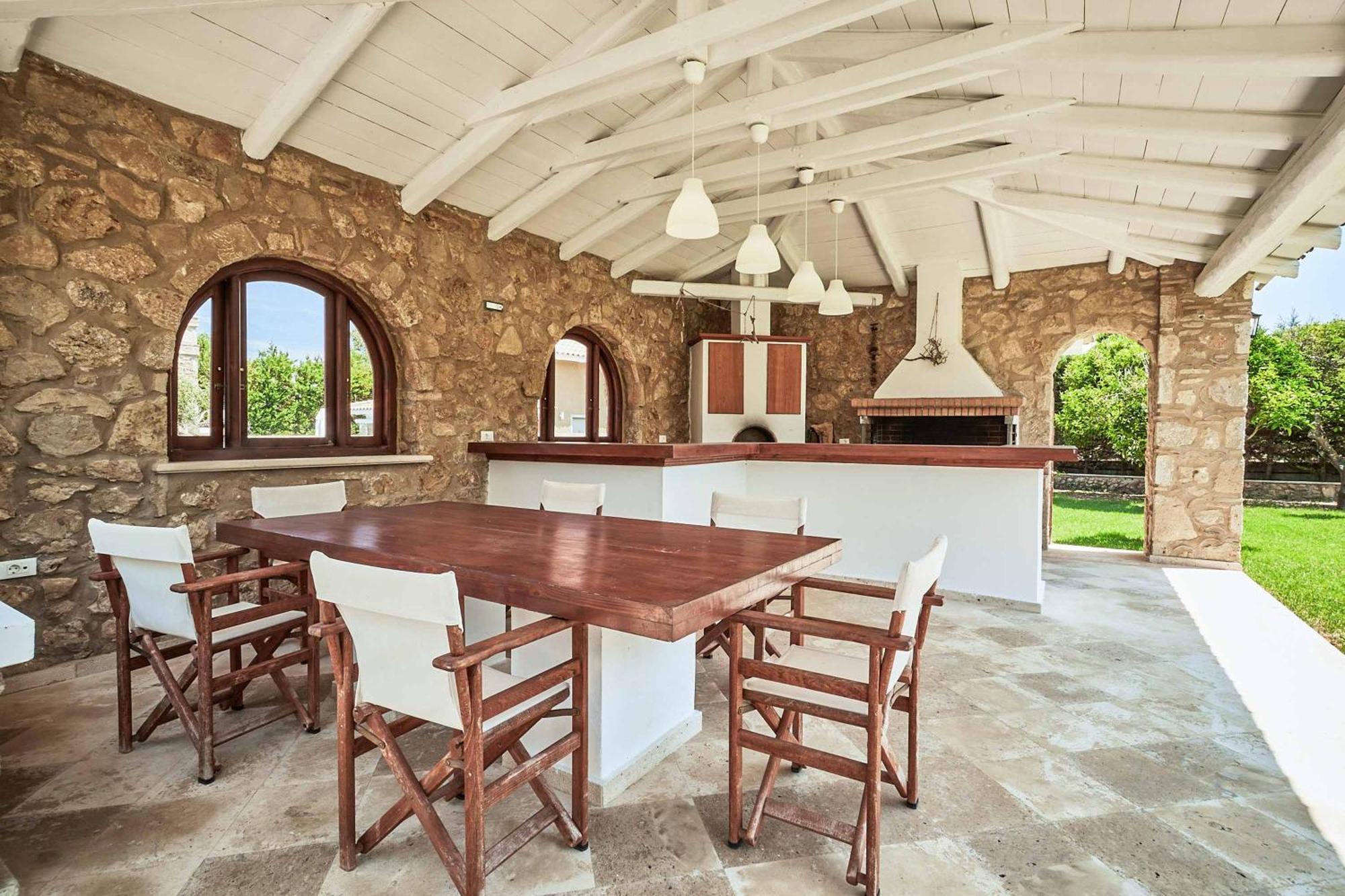 Villa St Dennis Makris Gialos  Bagian luar foto