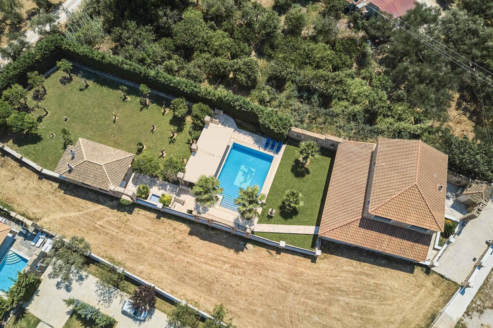 Villa St Dennis Makris Gialos  Bagian luar foto