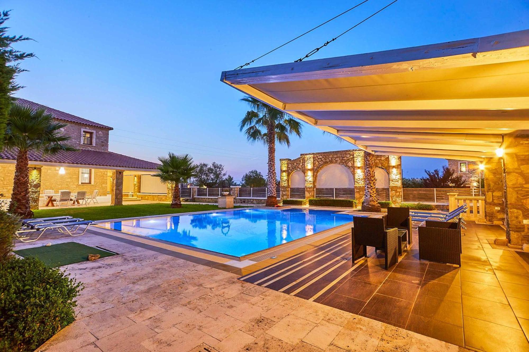 Villa St Dennis Makris Gialos  Bagian luar foto