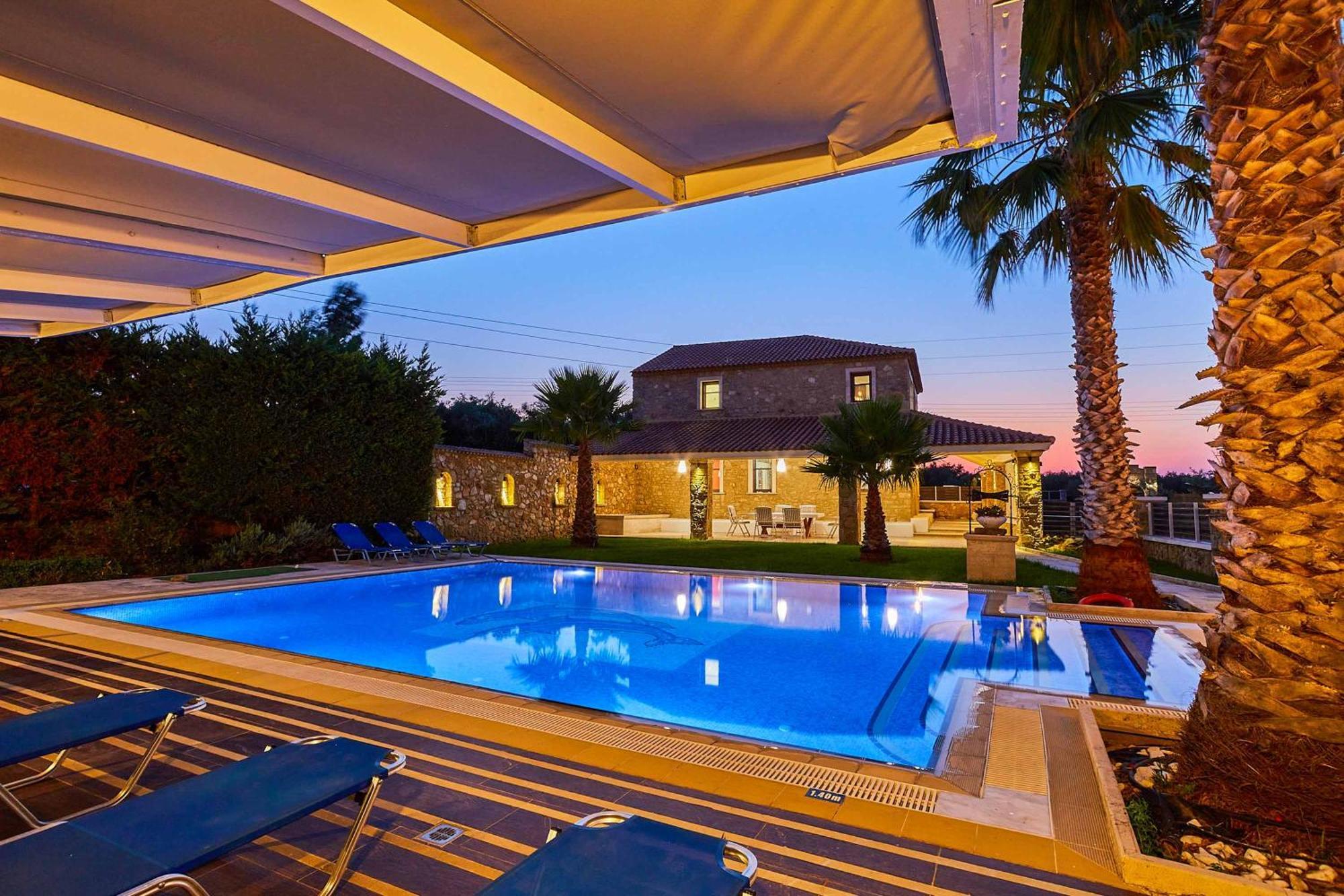 Villa St Dennis Makris Gialos  Bagian luar foto