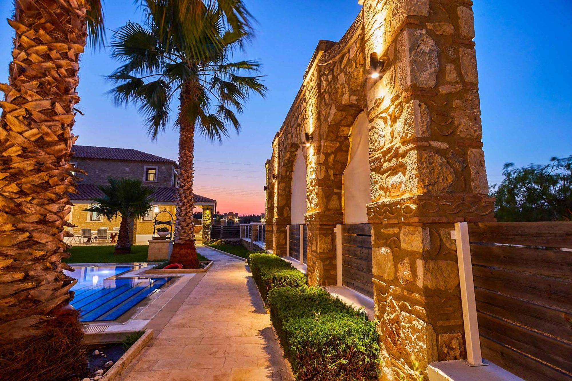 Villa St Dennis Makris Gialos  Bagian luar foto