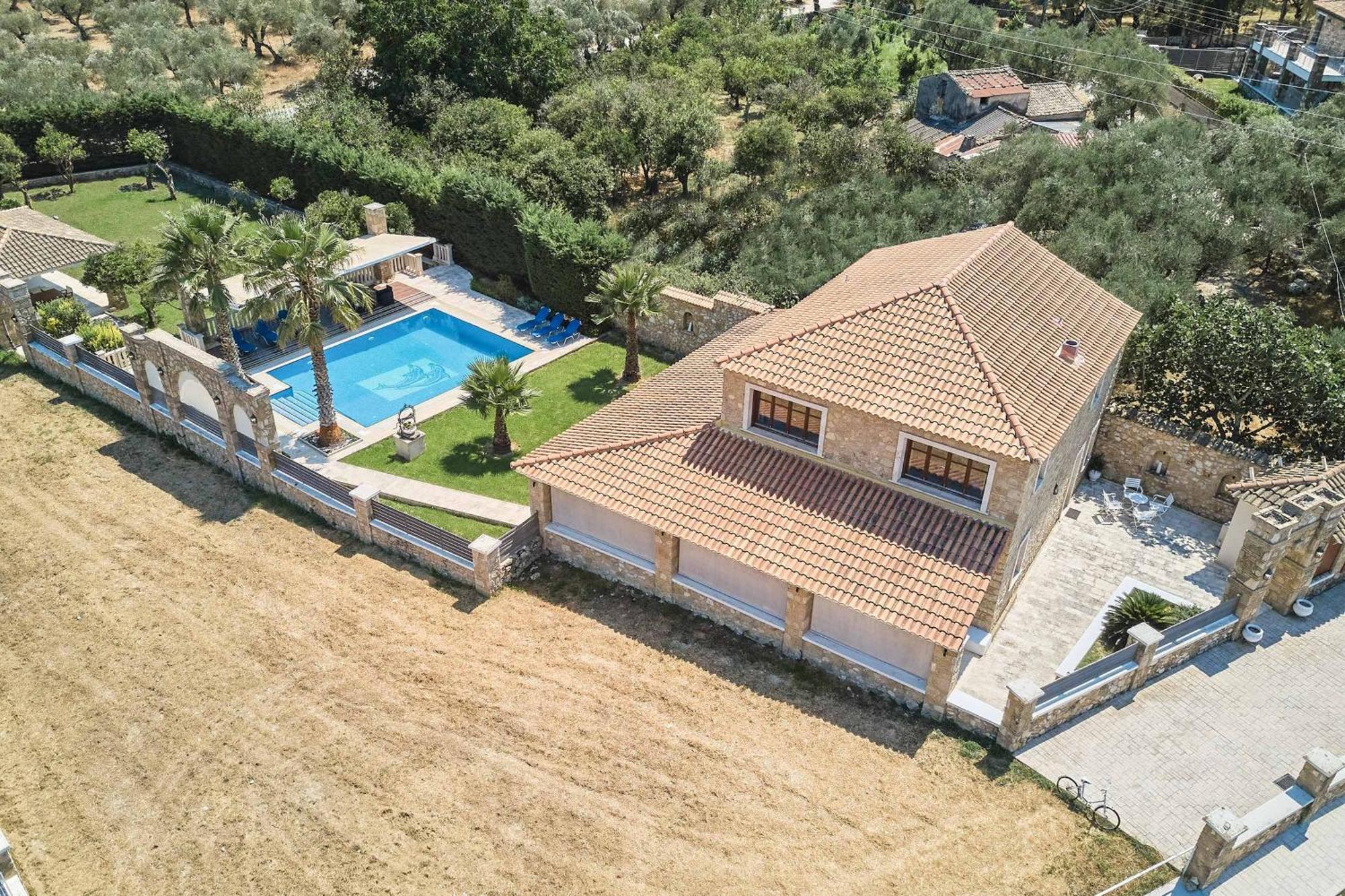 Villa St Dennis Makris Gialos  Bagian luar foto